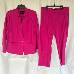 Eloquii Bold Pink Women's Pantsuit